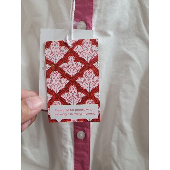 Roller Rabbit Fontana Border Sutton Belted Caftan Size Small Pockets Boho NEW - Picture 4 of 16